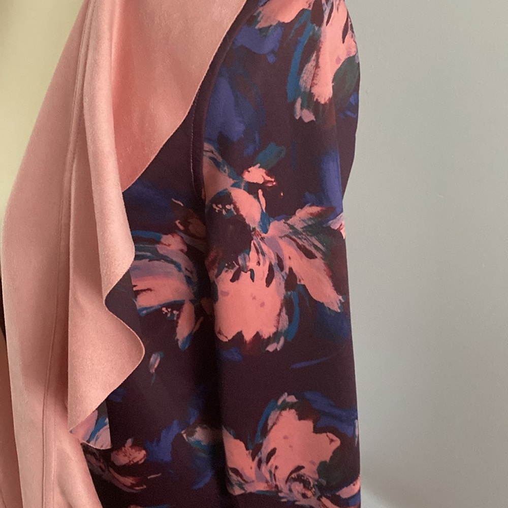 Cupio NWT REVERSIBLE open front faux suede jacket small - Picture 4 of 10